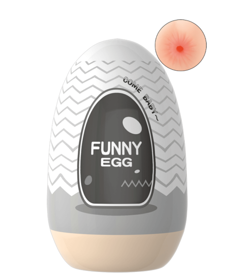 Gaine Masturbatrice Réutilisable FUNNY EGG – Design Réaliste Anus